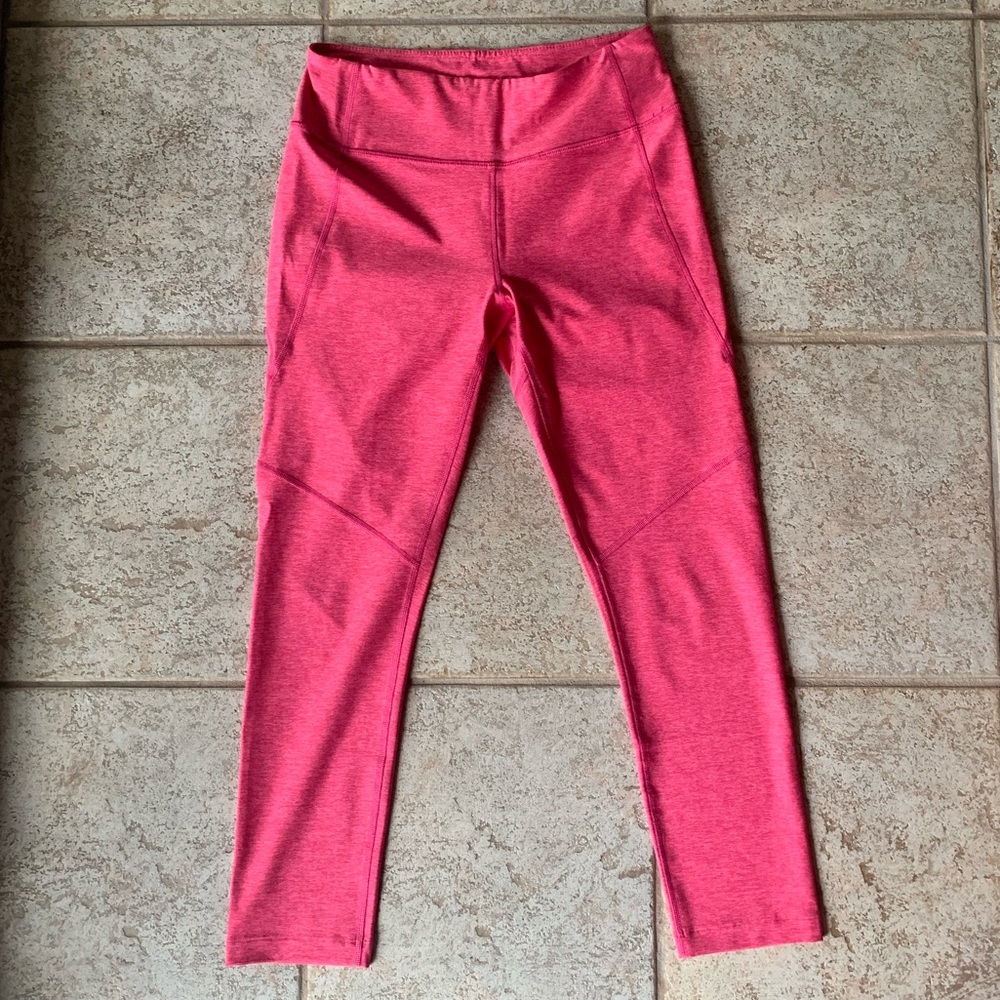 3/4 length Warmup Leggings in Flamingo